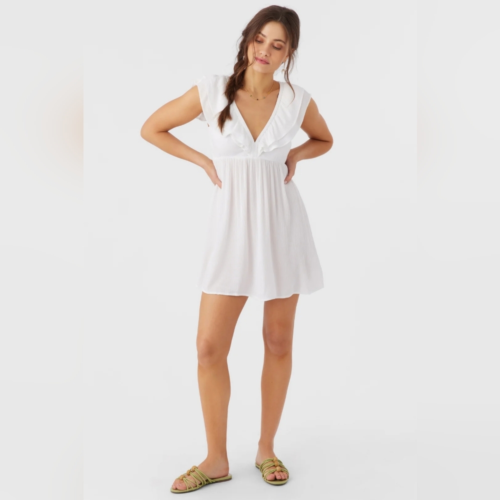O'Neill | Zaina White Midi Dress S